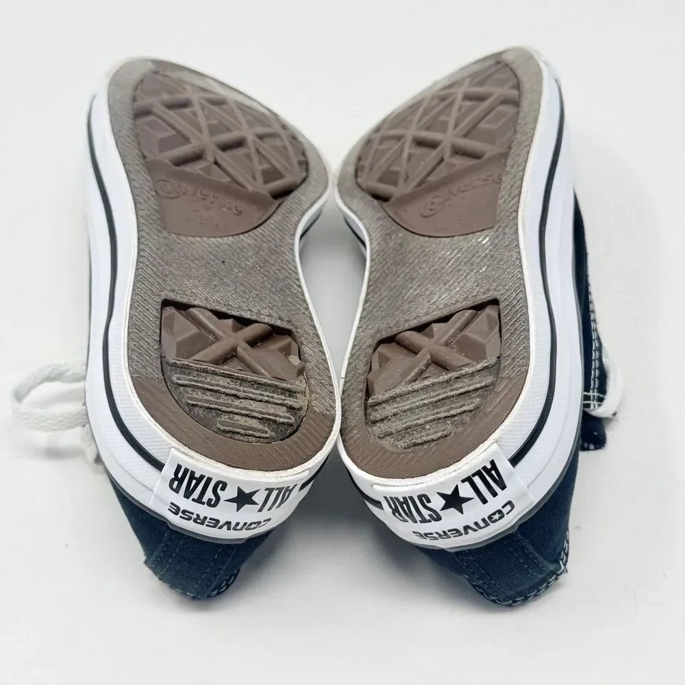 Converse All Star Shoes Womens 6 Black Canvas Low Top Sneakers Chucks Grunge